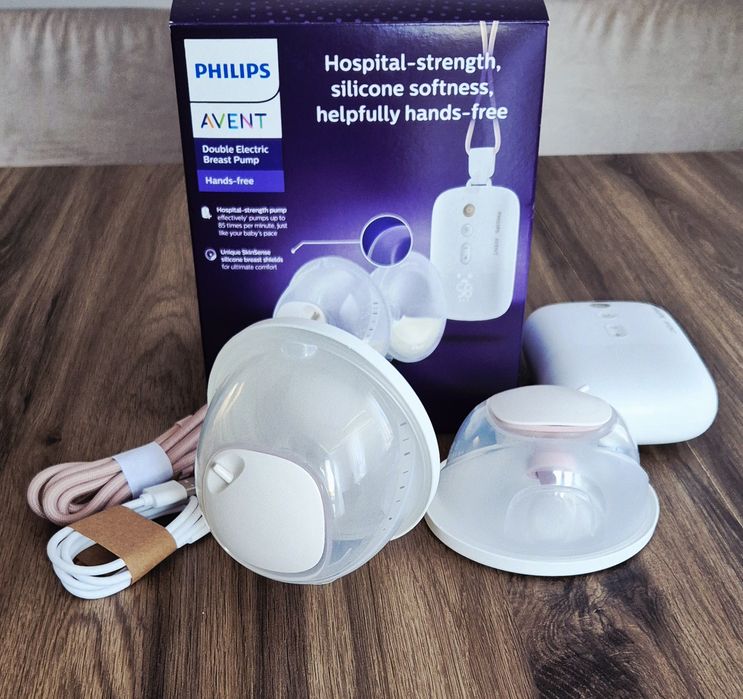 Pompă de sân Philips Avent Double Electric Hands-Free – Utilizată  doar 5 zile