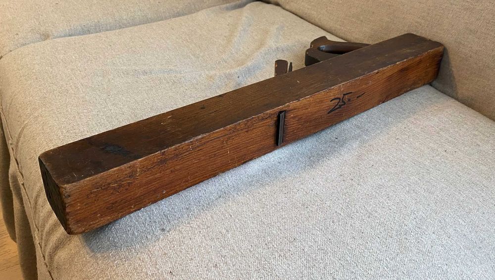 Rindea lemn Goldenberg Acier fondu din sec 18 originala colectie