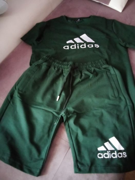 Мъжки летен комплект Адидас  черен