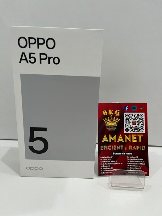 Oppo A5 Pro sigilat 256gb Amanet BKG
