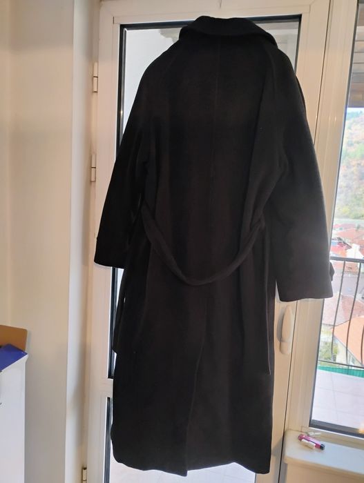 Мъжко дълго вълнено палто три пъти XL