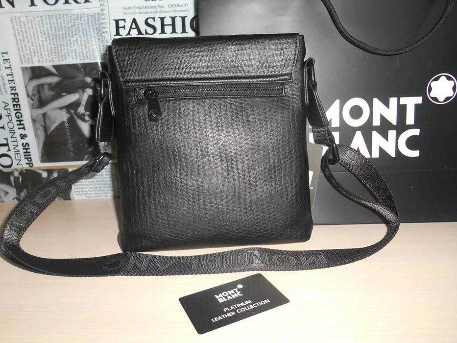 Mont Blanc Geantă pentru bărbați piele 83-21