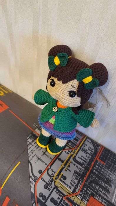 Вязаная  куколка - малышка