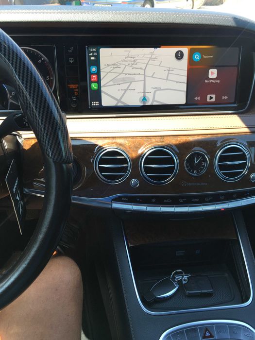 Apple CarPlay S-Class W222 Android Auto Mercedes Benz YouTube TV free