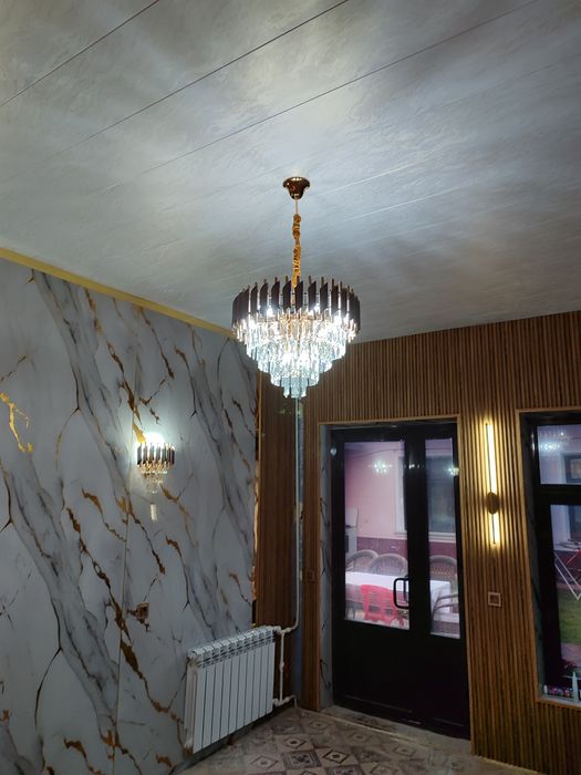 Plastik, TV zona, dekor, pvx panel, gipsokarton kraska target qilamiz