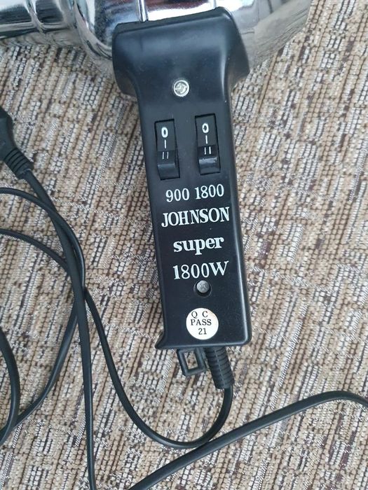 Фен Johnson Super 1800W (Металлический/Ретро)