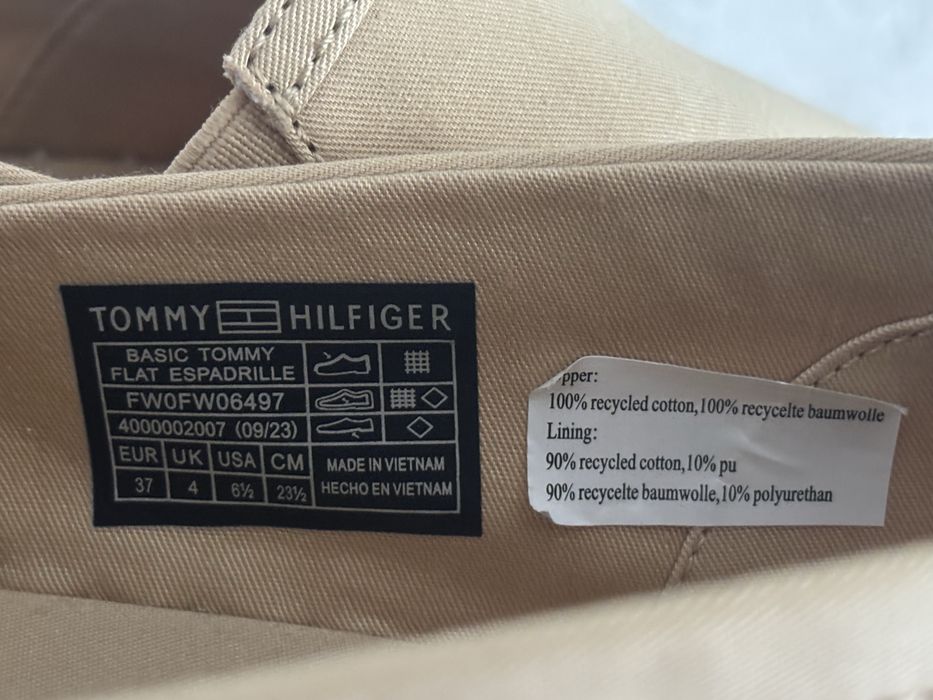 Tommy Hilfiger Pantofi espadrile- Rana 1D1 nr 37