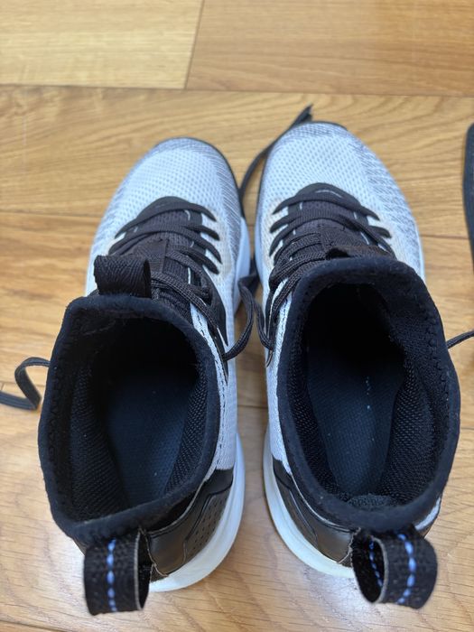 Sneakers baieti alb cu negru