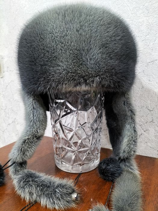 Шапка ушанка норка