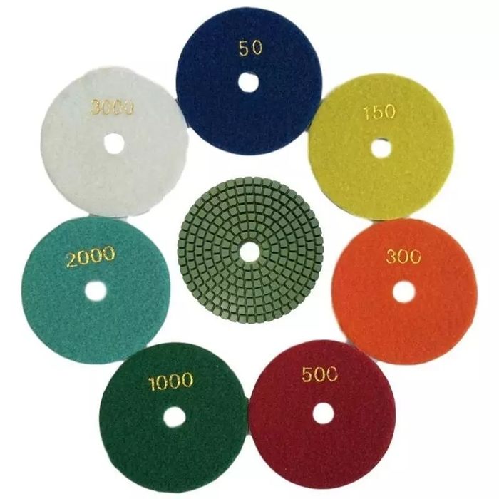 Диамантена шкурка падове за мокро полиране