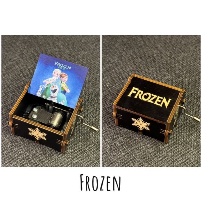 Cutie muzicala din lemn - Frozen