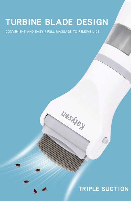 Електрически гребен за премахвана на въшки, бълхи и други паразити