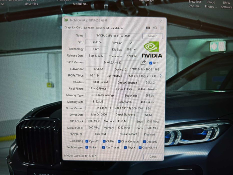 Продавам видео карта INNO3D GEFORCE RTX 3070 ICHILL X4