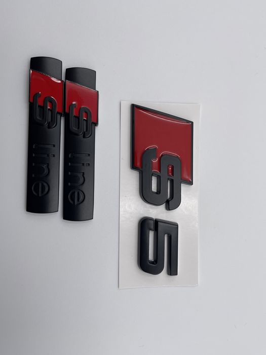 Set Embleme Audi S5 negru