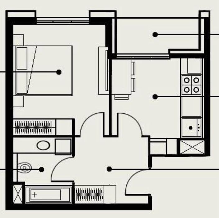 Продается 1 ком квартира, ЖК Oz Mahal, ор-р: ул. Катта Дархан, 37м²