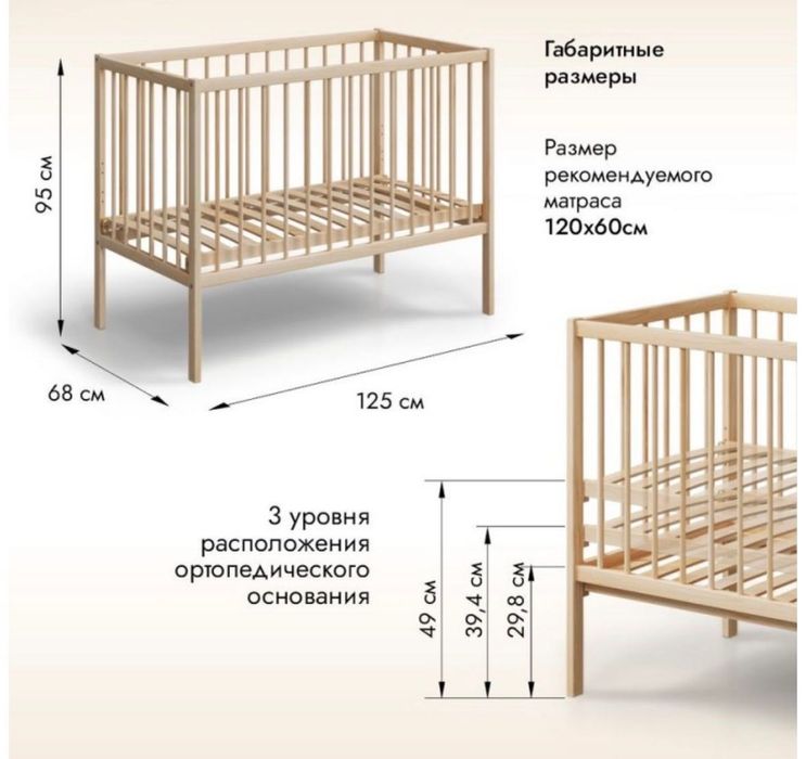 Детская кроватка Икеа