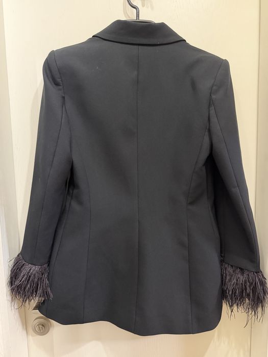 Черно сако Зара/ zara с пера ХС размер