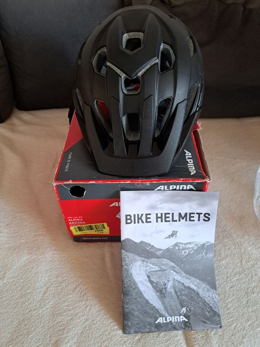 Casca ciclism Alpina Anzana adulti negru mat