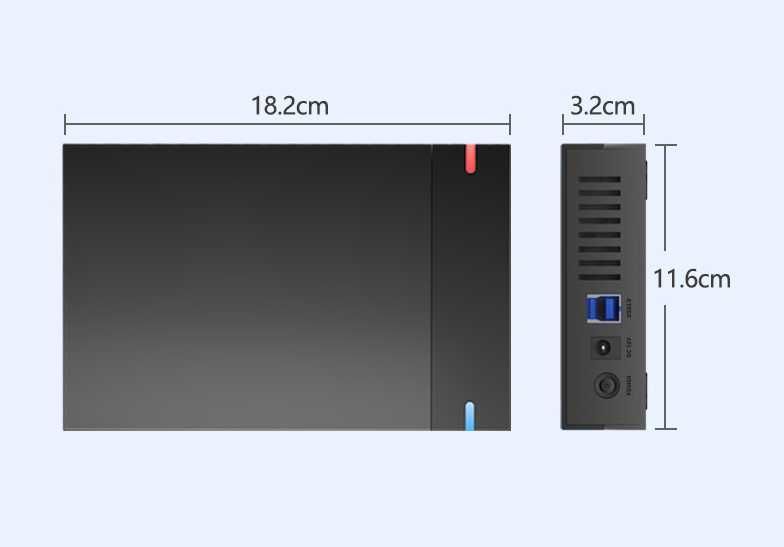 Внешний бокс для дисков HDD 3.5