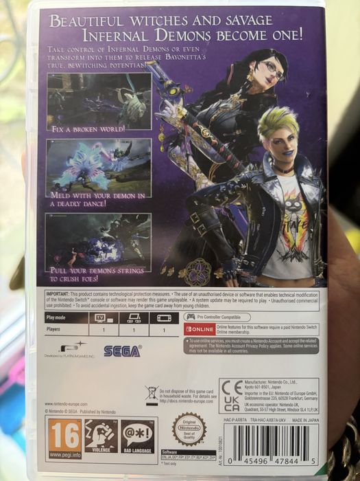 Продам Bayonetta 3 NS