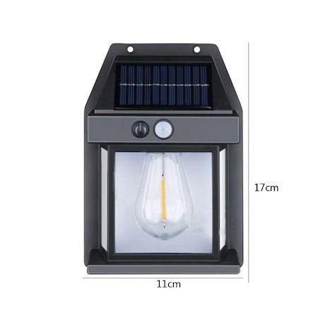 Lampa Led, JRH cu senzor de lumina pentru perete putere 3W Negru