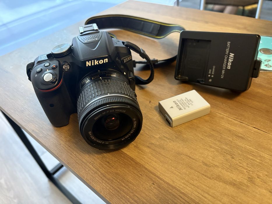 Aparat foto Nikon D5300+Obiectiv AF-P 18-55mm VR