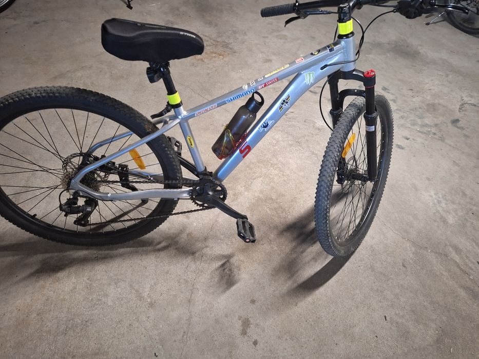 Vand bicicleta 27 inch Argintiu Metalizat