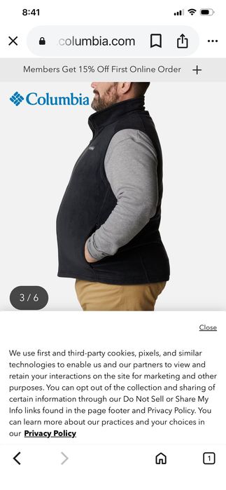 Мъжки поларен елек Columbia 6xl