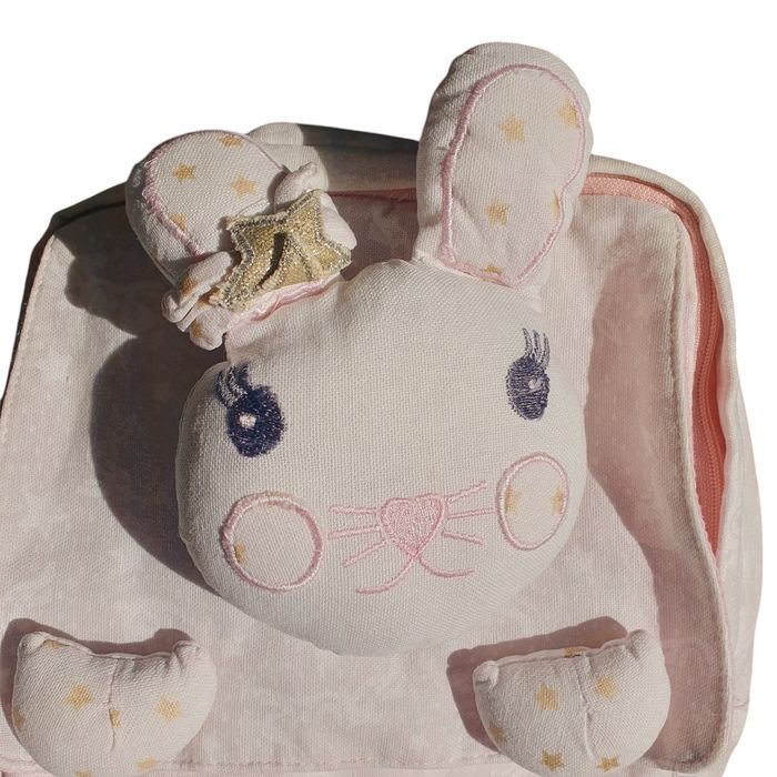 Rucsac Monsoon Accesorize, roz, fetite, cu iepuras