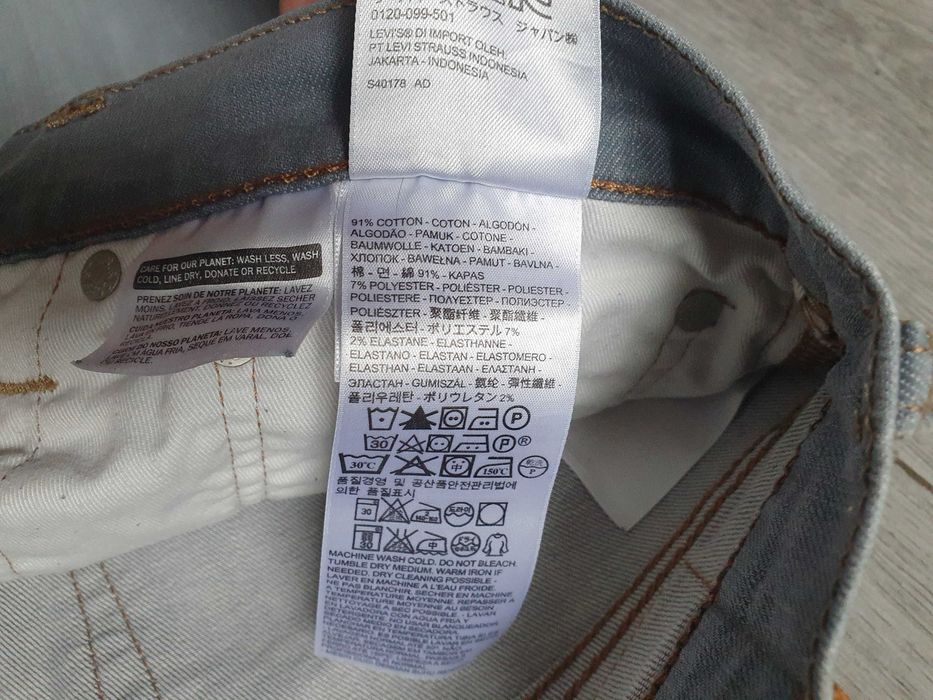 Blugi LEVI'S 511 Slim - Marime W34 L34 (Talie 89 cm)