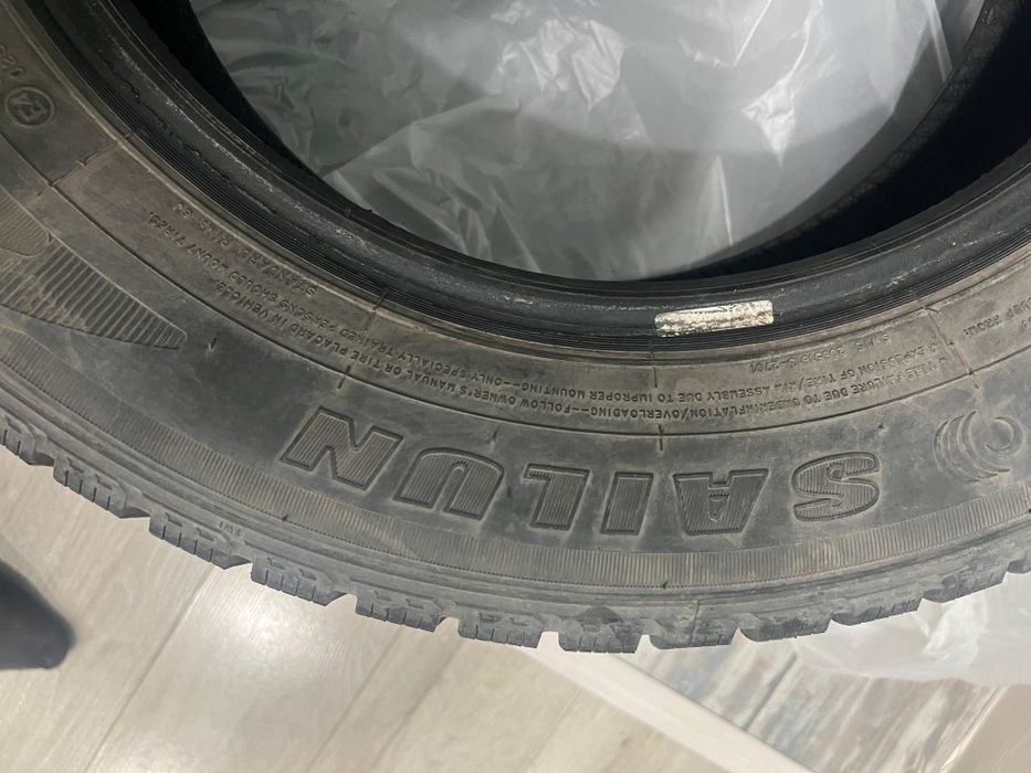 Резина зимняя б/у. Комплект.