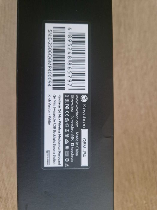 Keychron Q6 Max механична клавиатура Wireless QMK/VIA