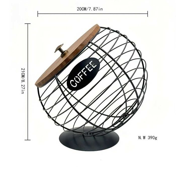 Органайзер Метална поставка за капсули за кафе Nespresso Dolce Gusto