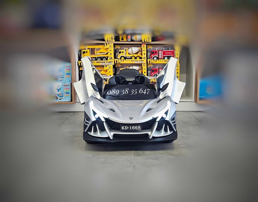 ТОП ЦЕНА!НОВО!Акумулаторна кола Flash с 4Х4,12V БАТЕРИЯ,меки гуми,USB