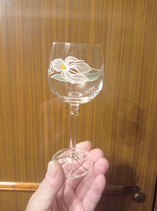 Фужеры.Богемское стекло.Хрустальные фужеры,рюмки,стаканы.