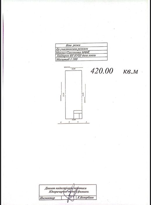 Yuqorichirchiq tumani Saksonota MFYda 420kv/m Dacha sotiladi