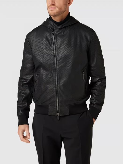 Emporio Armani MILANO - Кожено яке размер 50-М / Оригинал