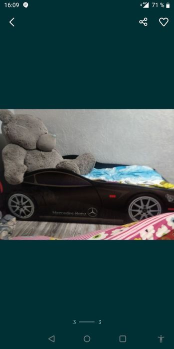 Машинка кровать для мальчика