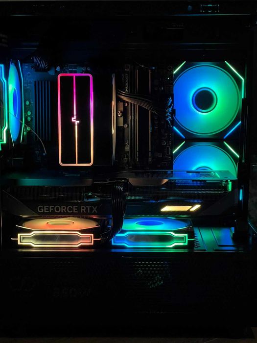 Компютър - /MSI B550/Ryzen 7 5700X/nVidia RTX 5070 12GB GDDR7/32GB/