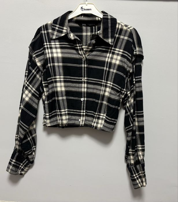Карирана риза ZARA