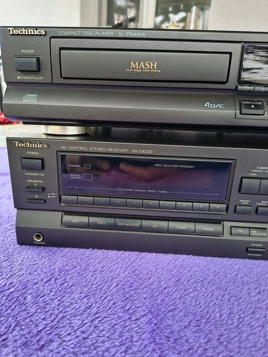 Technics Amplituner și Cd-Player