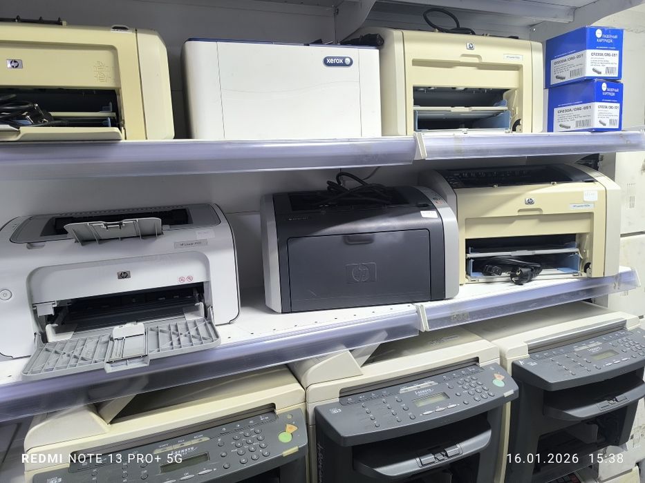 Принтера ,МФУ ,мониторы ноутбуки.