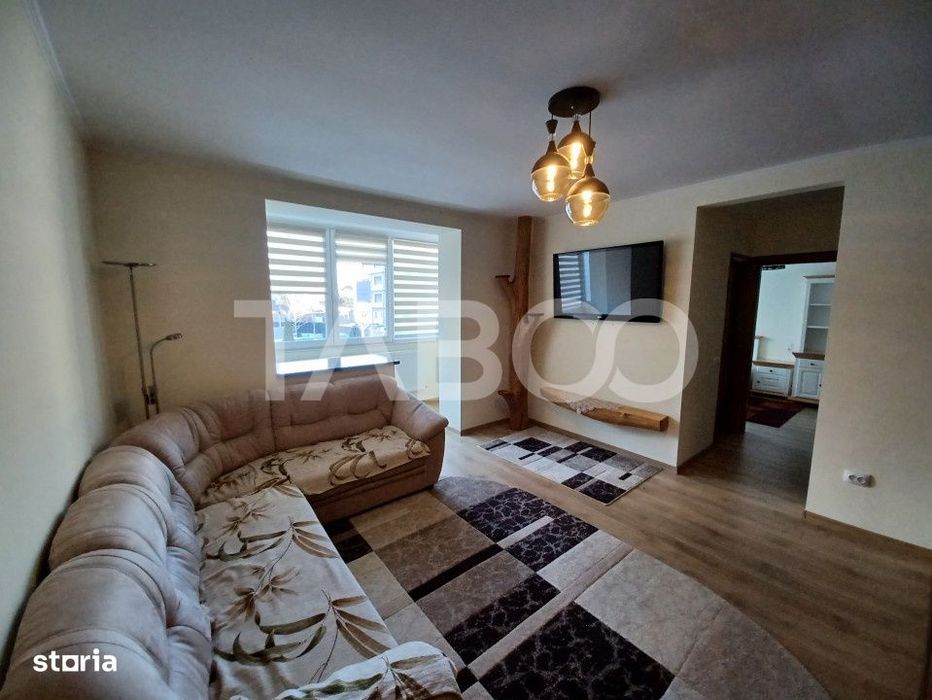 Apartament cu 3 camere modern renovat etajul 1 Centrul de Afaceri