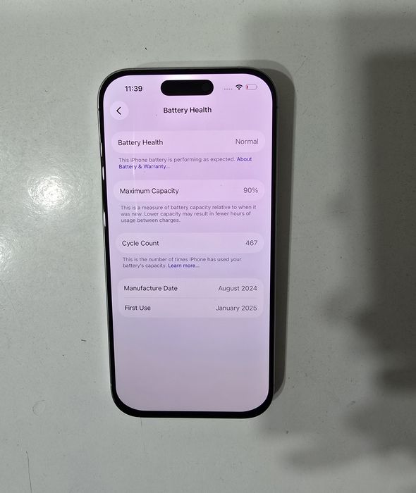 iPhone 16 Pro 128GB *White Titanium* бял