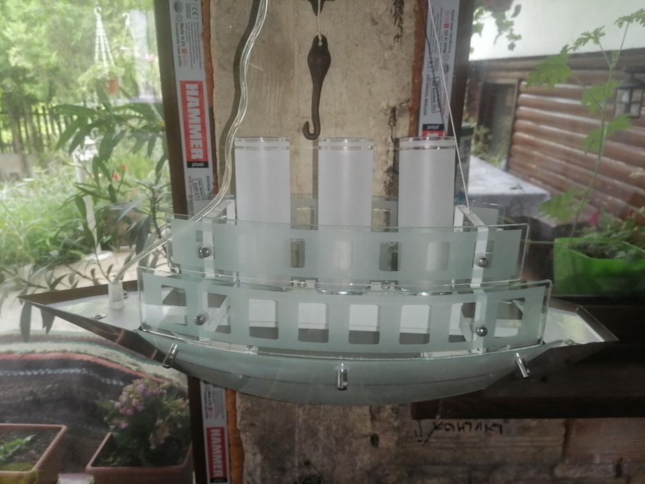 Детска лампа кораб