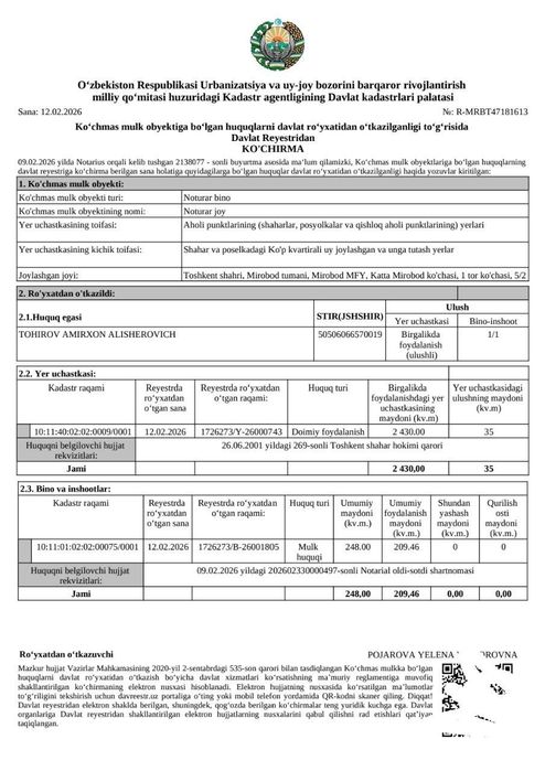 Сдаётся в Аренду Не жилой Помещения Около Госпитальный 2430 м²