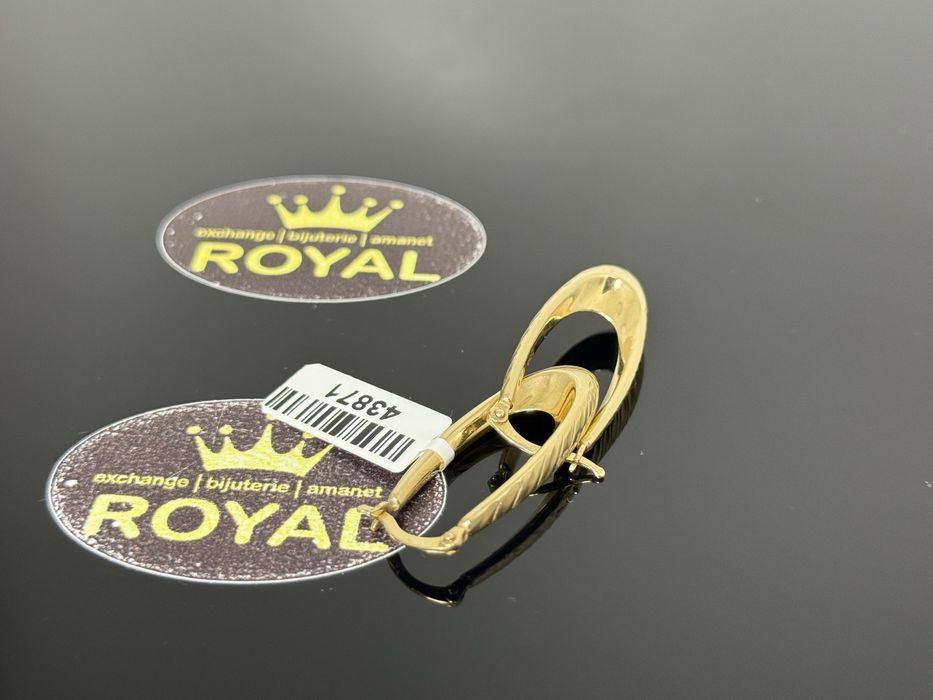 Bijuteria ROYAL : Cercei AUR 14K / 2.73 GR