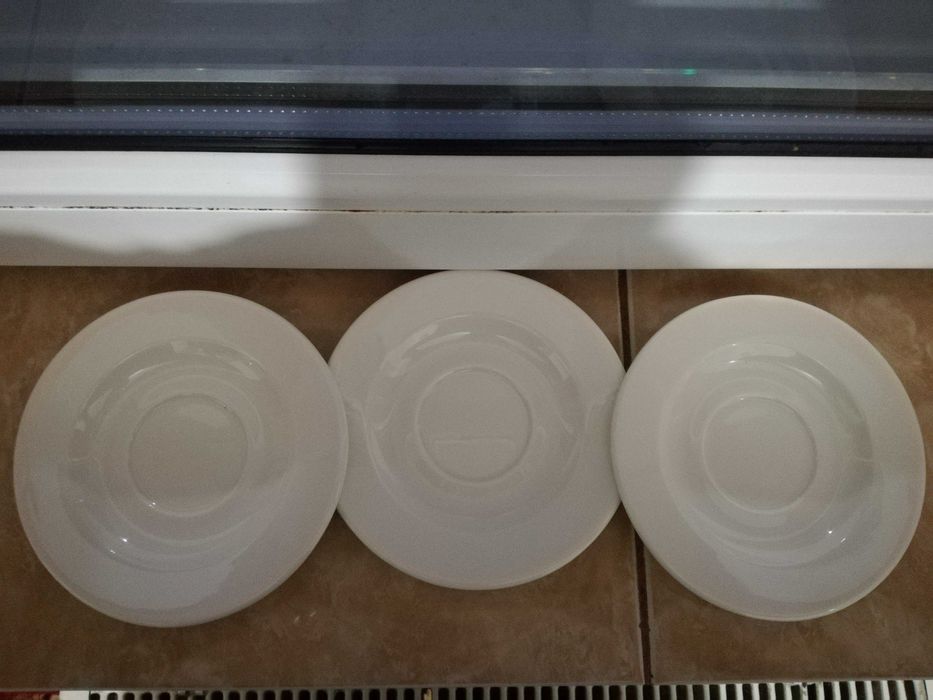 Set 3X Ceasca + Farfurioara Portelan Premium Bonna Banquet 180ml 200ml