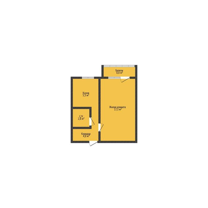 Продажа 1-комнатной квартиры