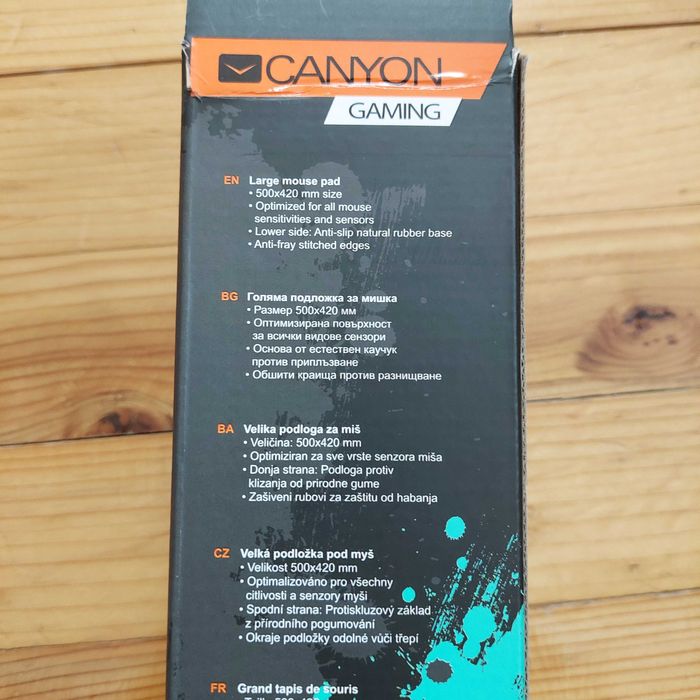 Голяма подложка за мишка Canyon